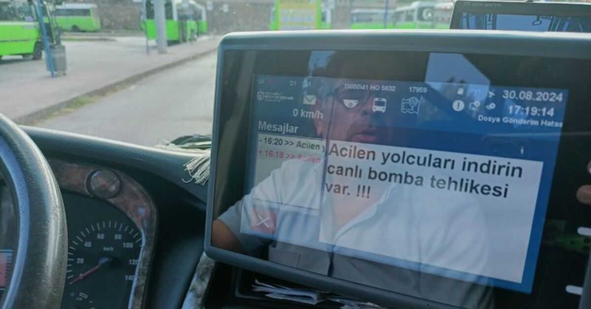 “Canlı bomba” mesajı panik yarattı