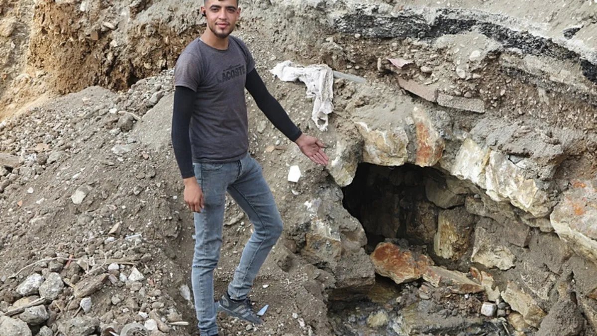 Kahramanmaraş’ta heyecanlandıran keşif: Hortum zannettik tarihi bir şeymiş!