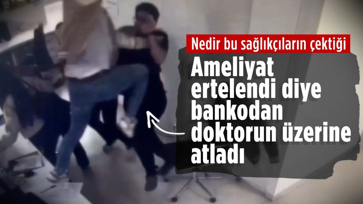 Şişli’de kayınpederinin ameliyatı ertelenen şahıs, doktora saldırdı