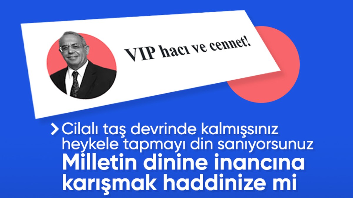 Sözcü yazarından küstah Kabe ve hac yazısı