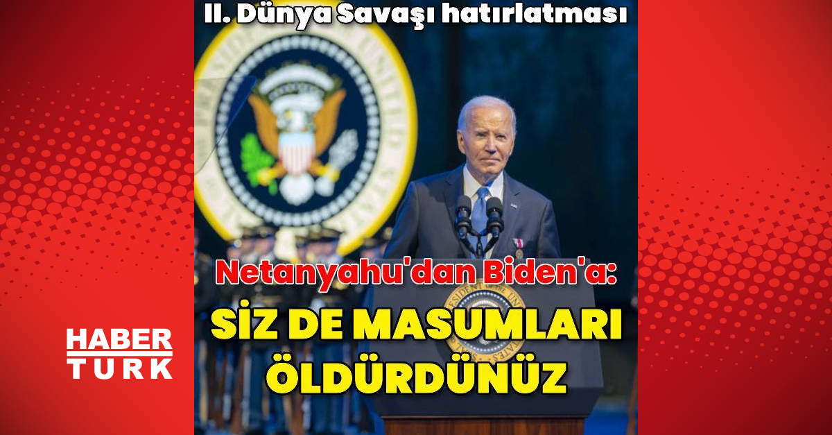 Biden Netanyahu ile girdiği diyaloğu aktardı