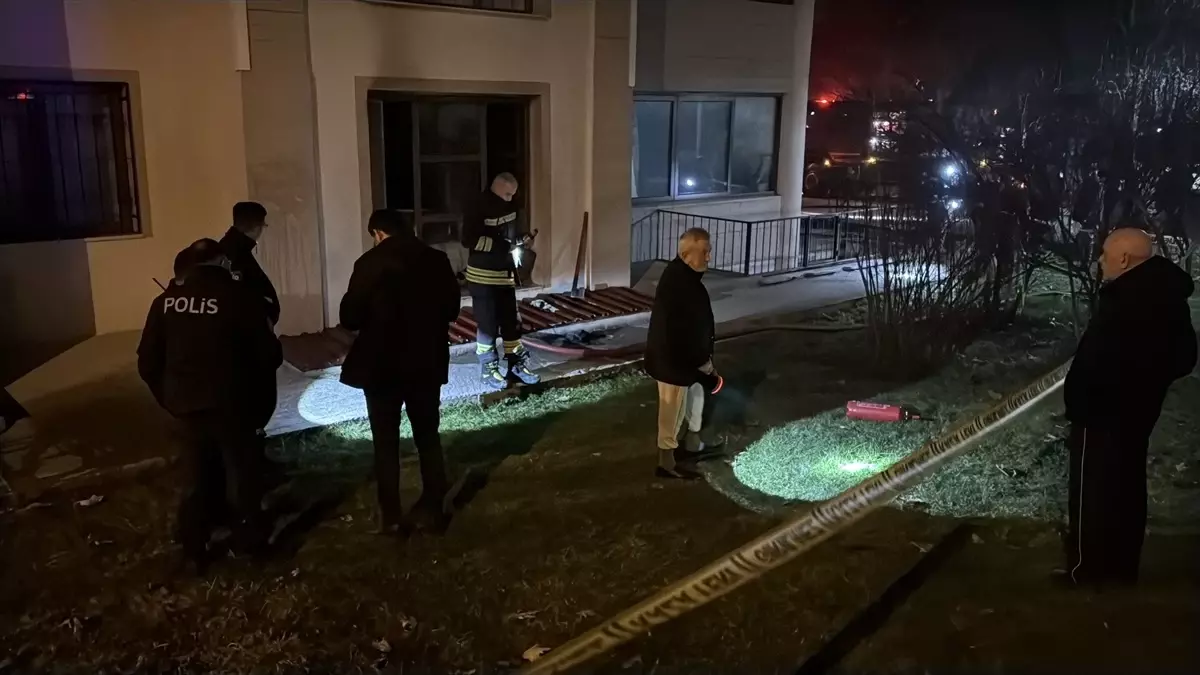 Bolu’da Apartman Yangını