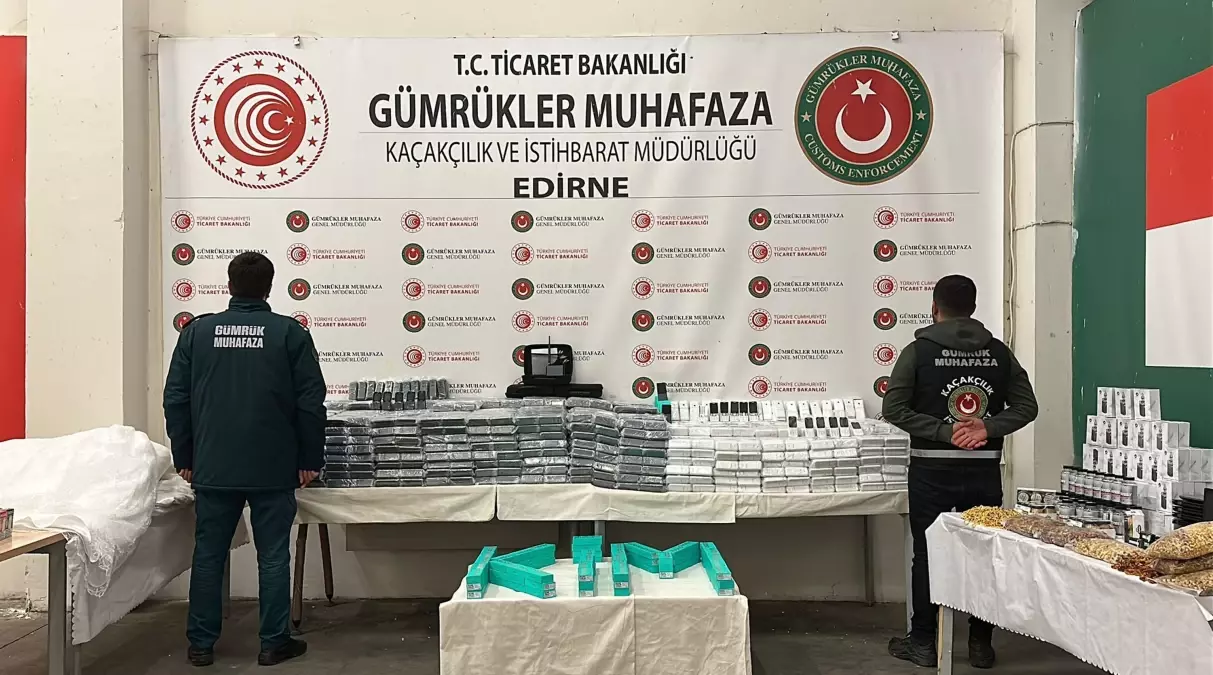 Kapıkule Sınır Kapısı’nda Kaçak Eşya Operasyonu