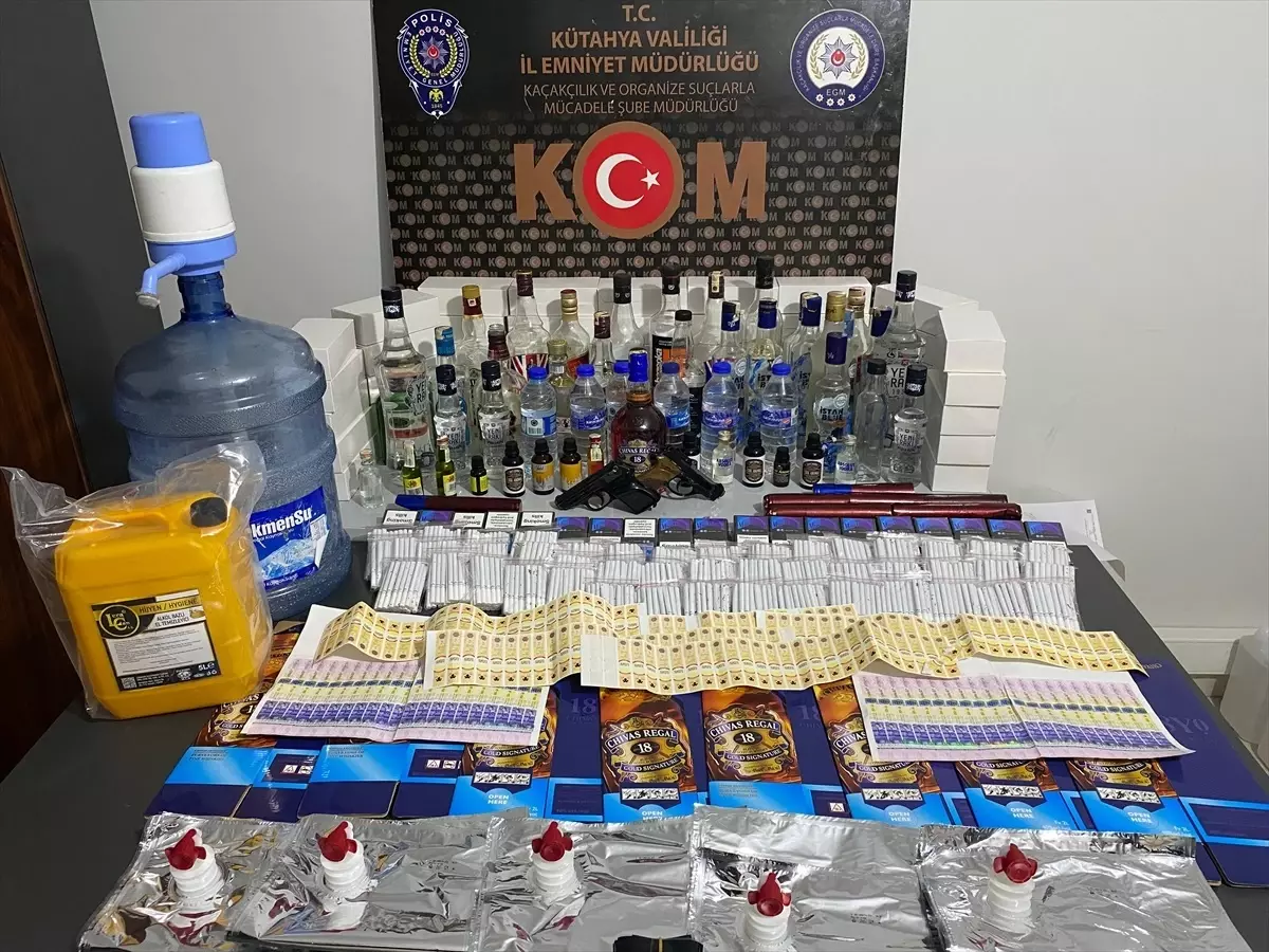 Tavşanlı’da Sahte İçki Fiyatı: İki Tutuklama